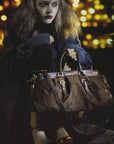 PRADA FW2006 Vitello Daino Antik Leather Tote Bag