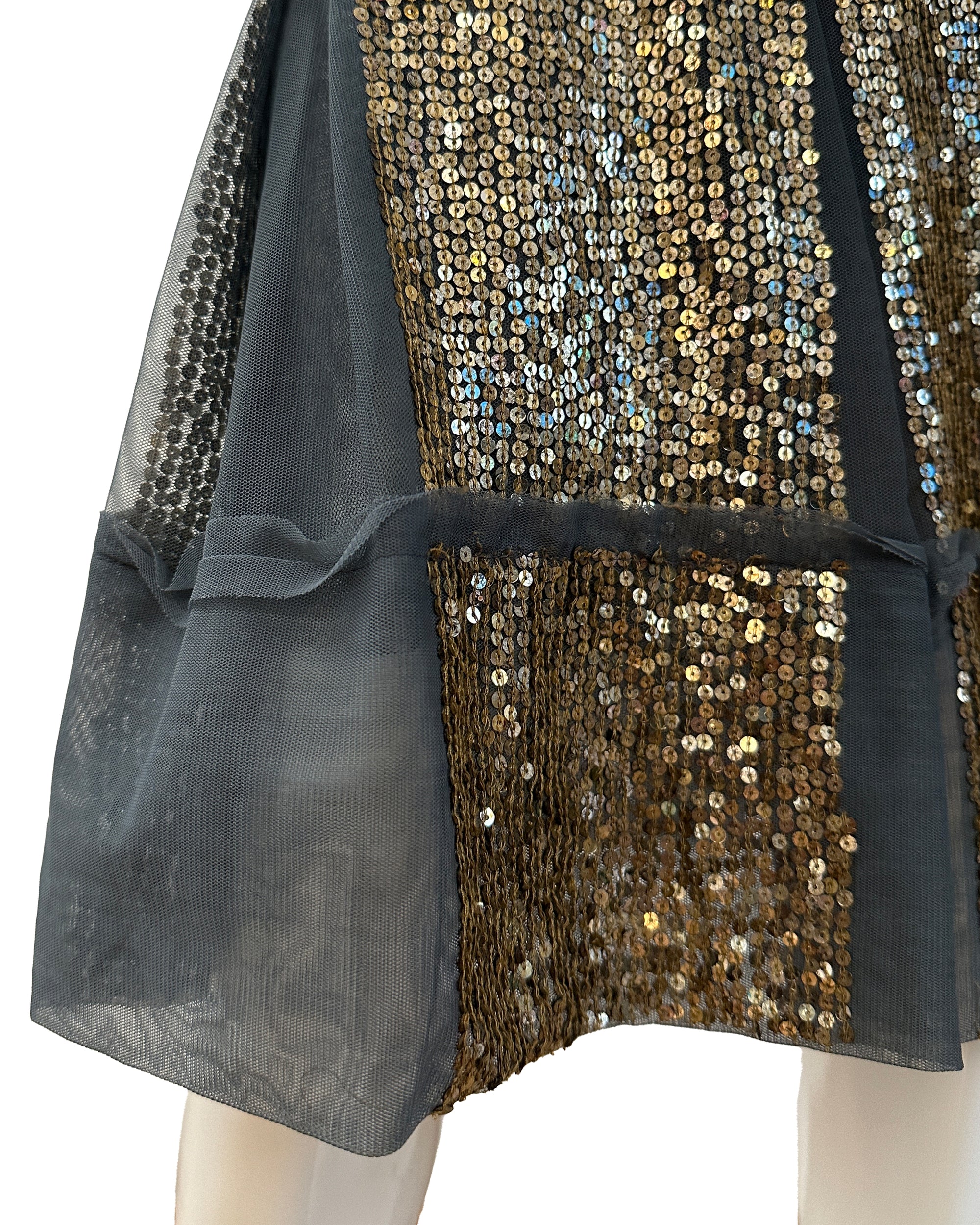Gold Sequin Skirt M/L