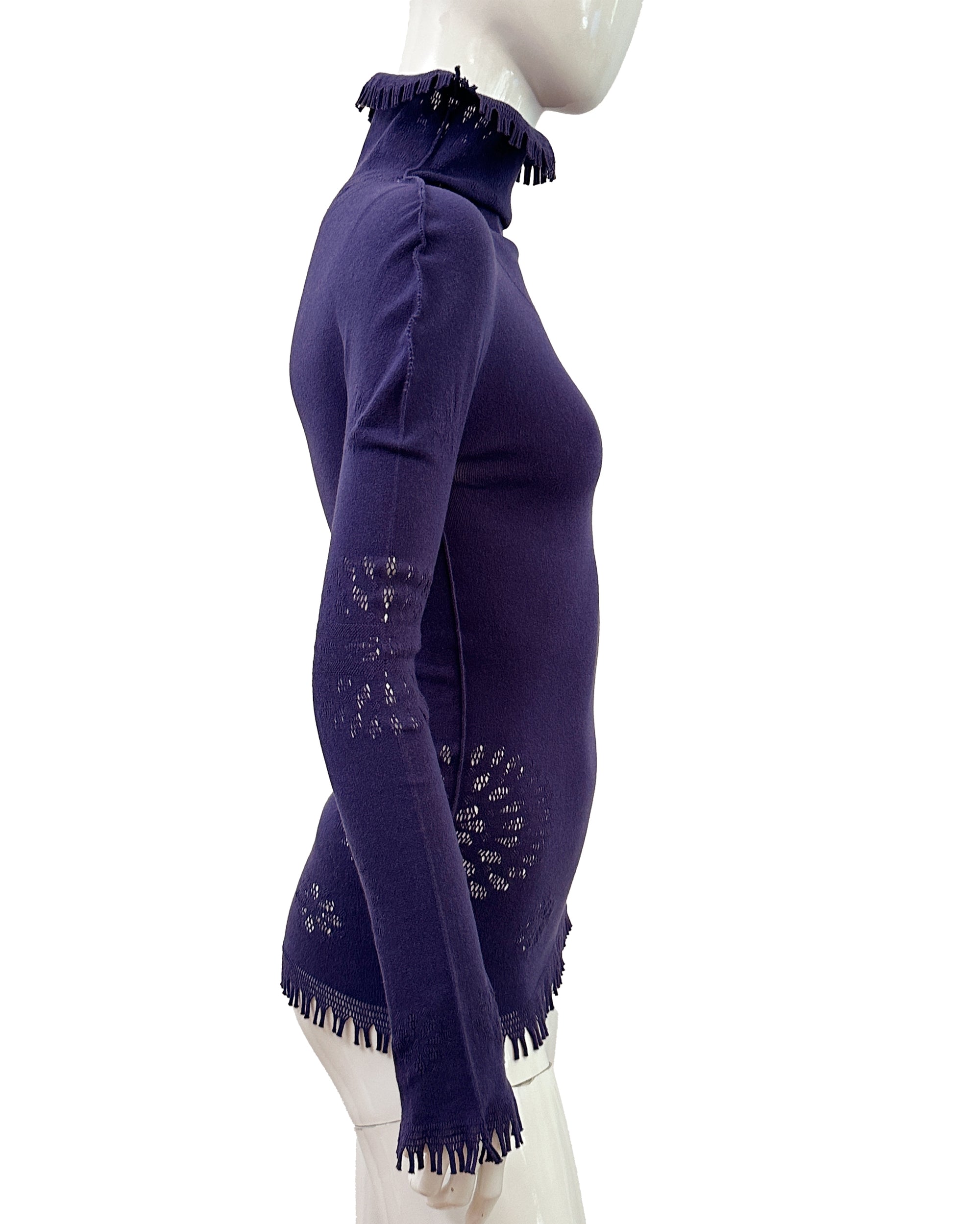 ISSEY MIYAKE A-POC Purple Fringe Top S/M