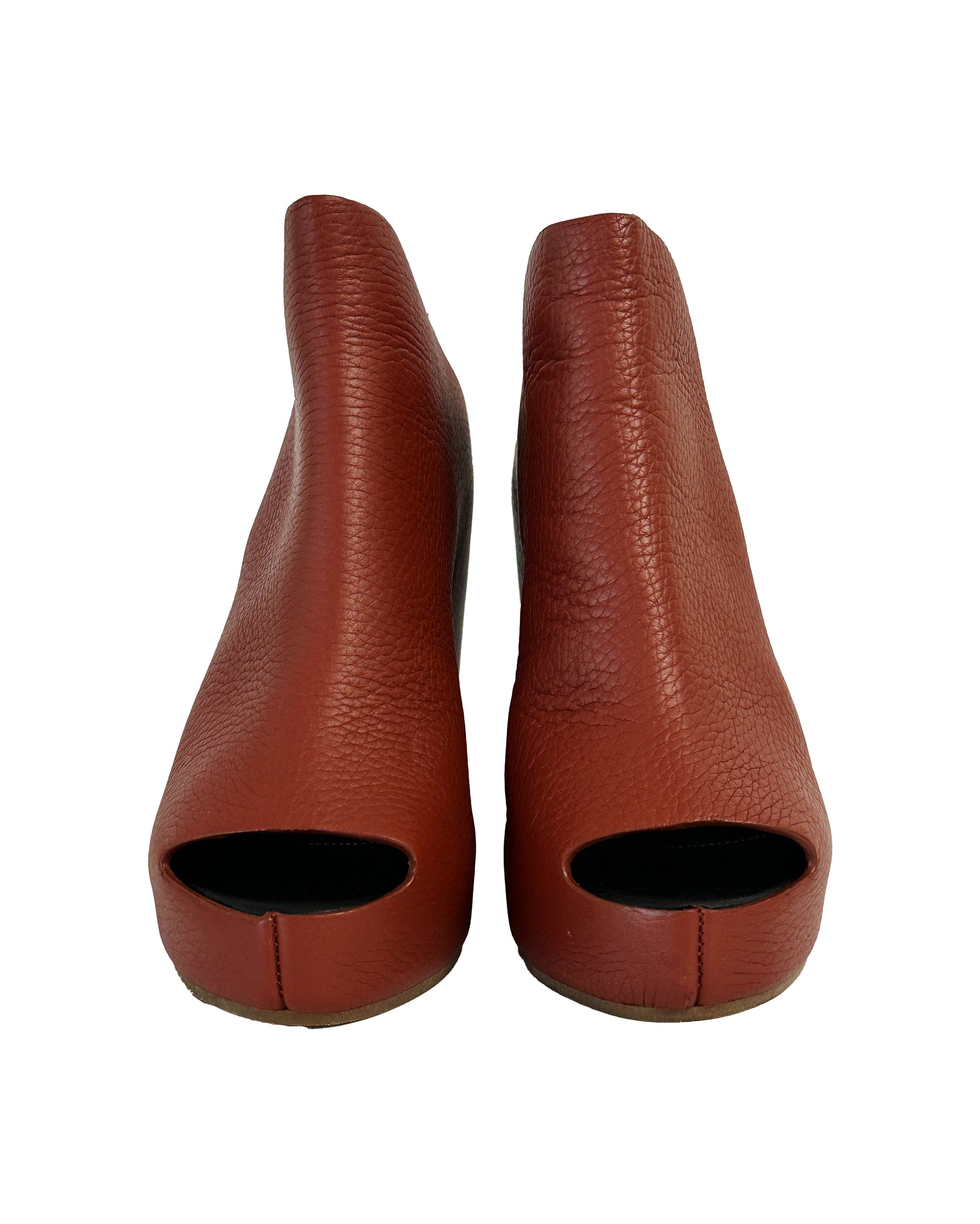 BALENCIAGA Open Toe Slingback Heels 37