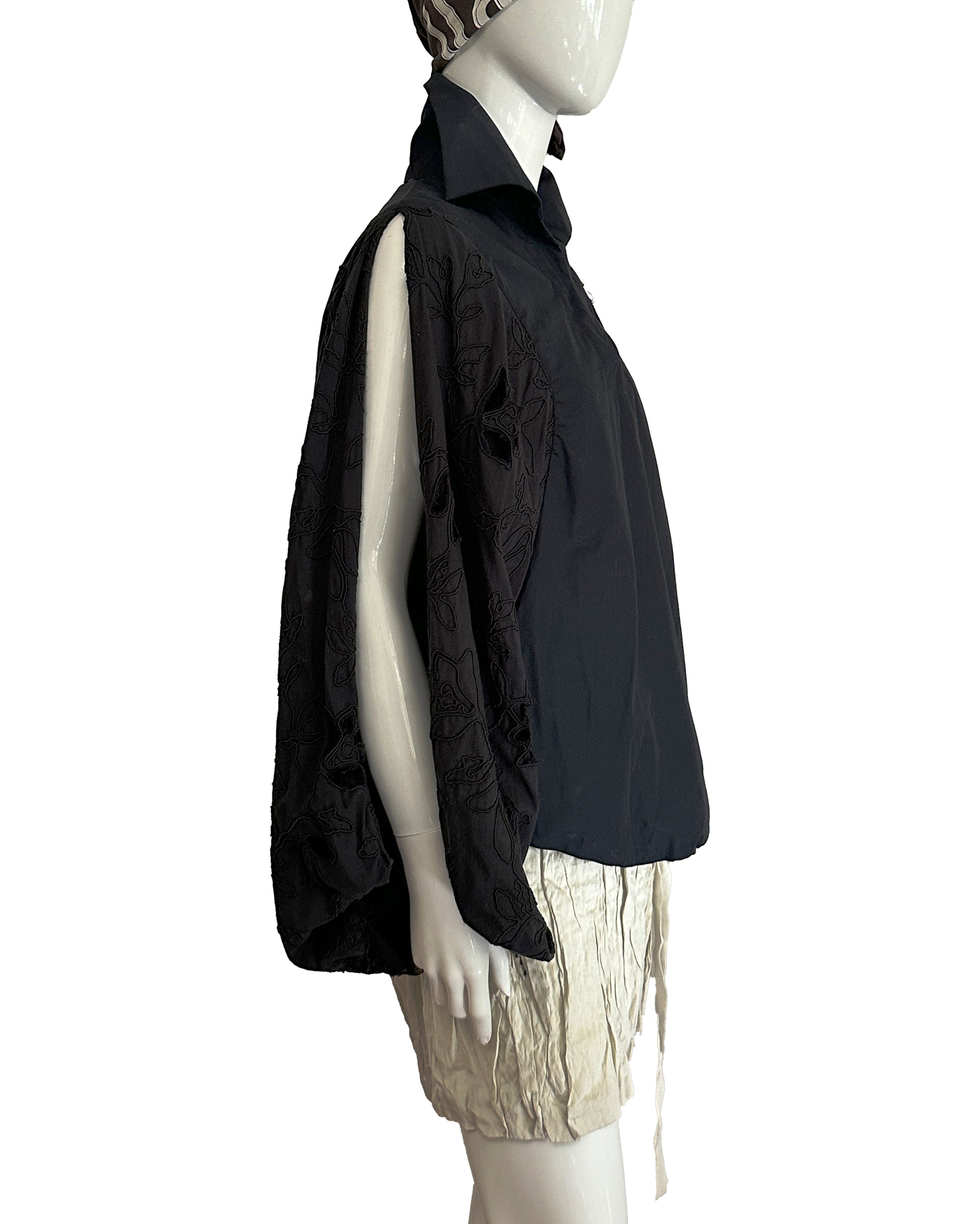 MASAKÏ MATSUSHÏMA Black Cape Top S