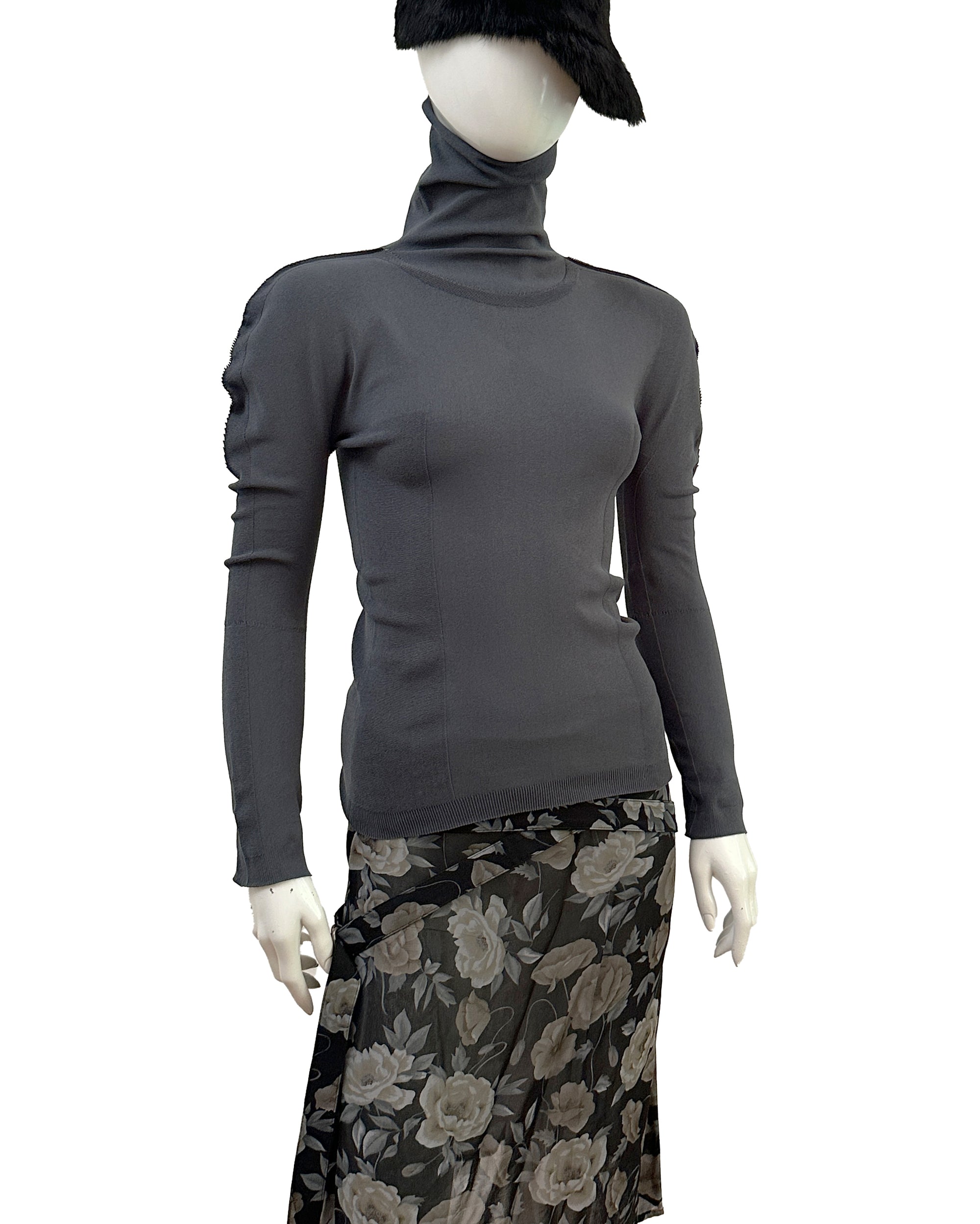 ISSEY MIYAKE A-POC Grey Top M/L