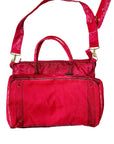 Printed Red Jirkin Bag