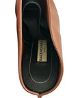 BALENCIAGA Open Toe Slingback Heels 37