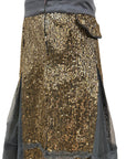Gold Sequin Skirt M/L