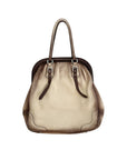 PRADA FW2006 Vitello Daino Antik Leather Tote Bag