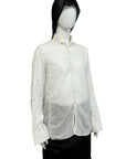 GILLES ROSIER SS2003 Cotton Shirt with Detachable Collar