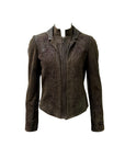 ERNY VAN REIJMERSDAL Leather Jacket XS