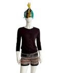 Tweed Sequin-Trimmed Shorts