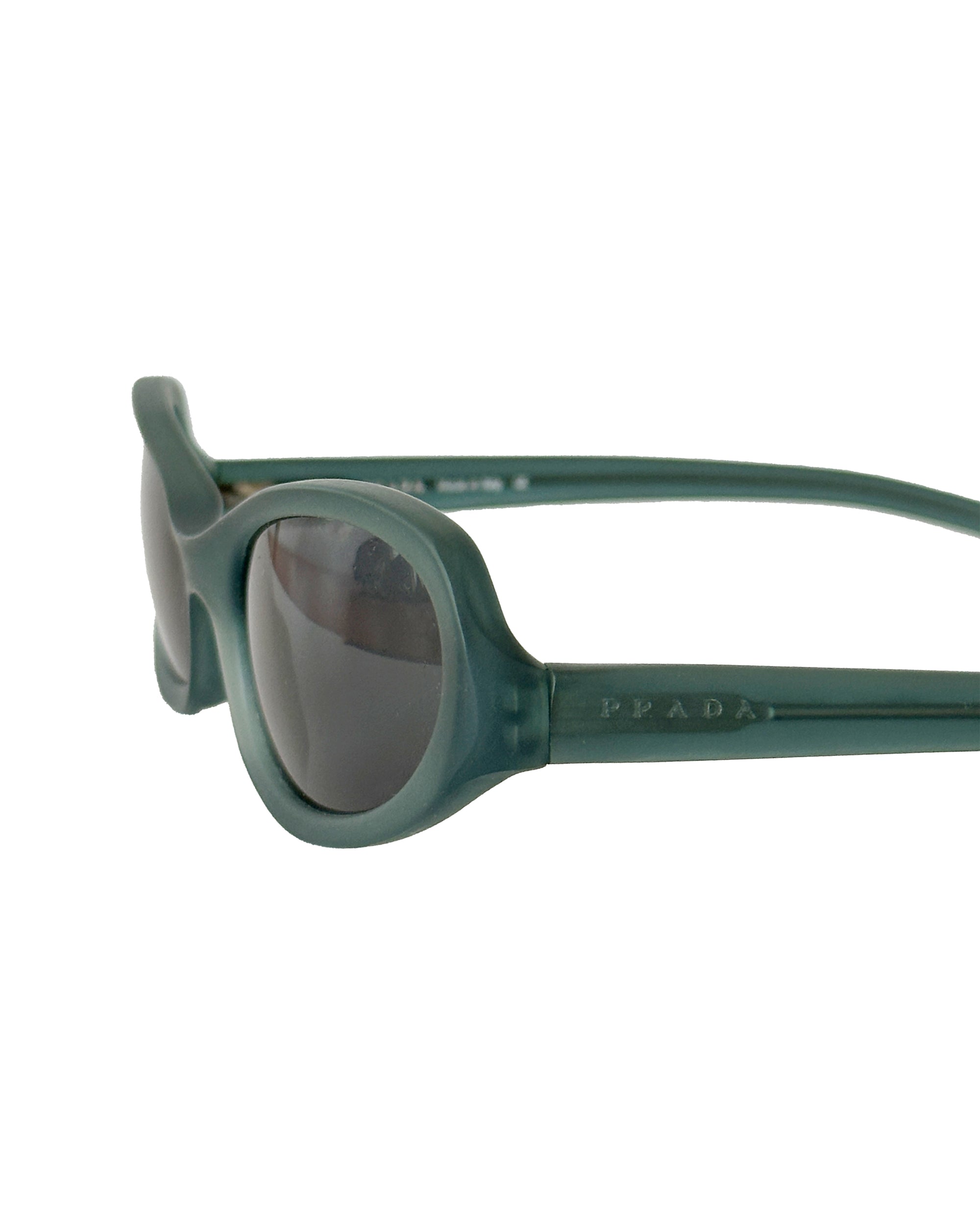 PRADA 1999 Frosted Dusty Jade Sunglasses