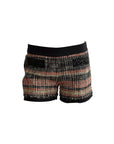 Tweed Sequin-Trimmed Shorts