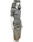 PRADA Silk Pencil Skirt S
