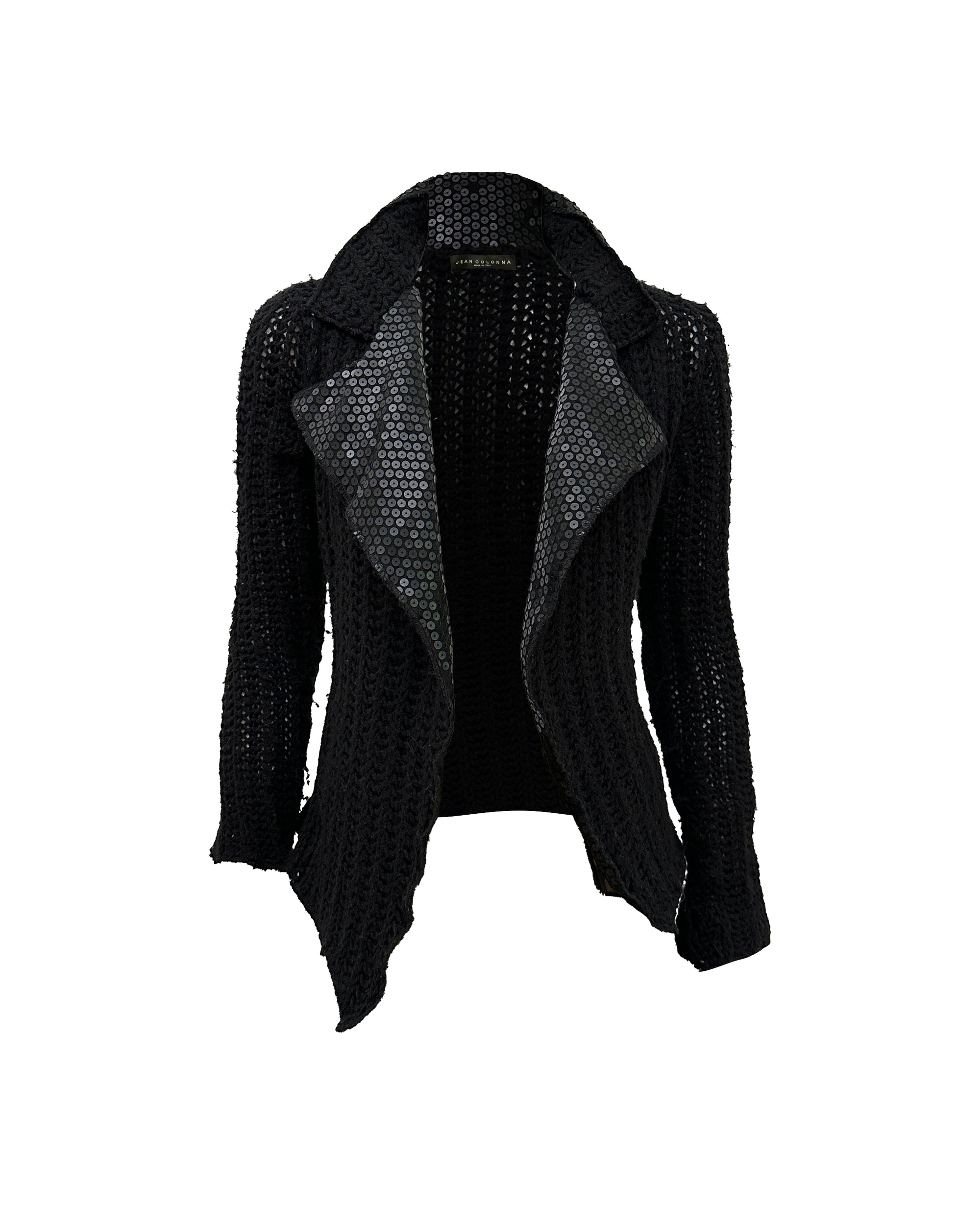 JEAN COLONNA Sequin Jacket S