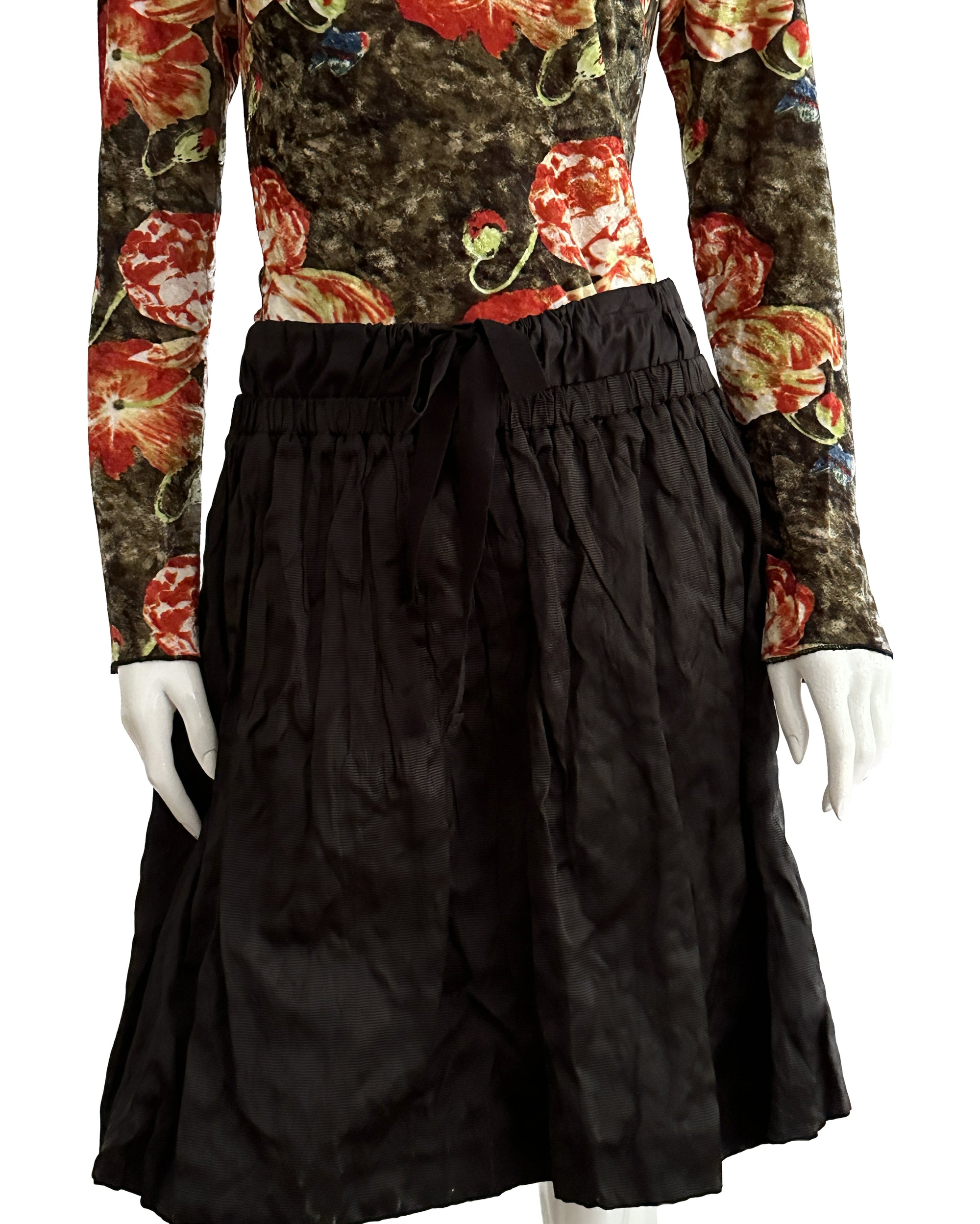 PRADA SS2009 Midi Skirt S/M