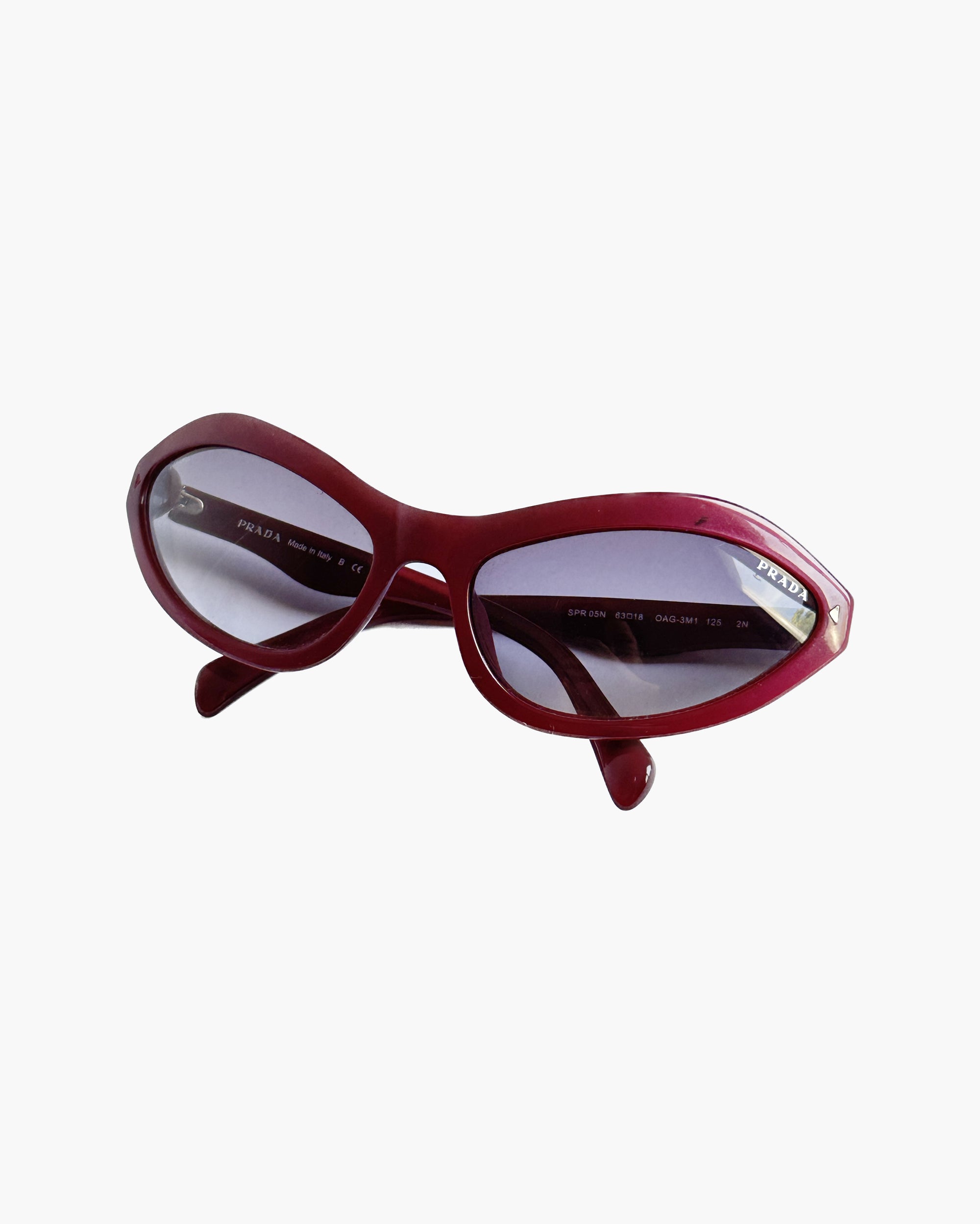 PRADA FW2010 Burgundy Sunglasses