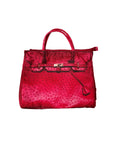 Printed Red Jirkin Bag