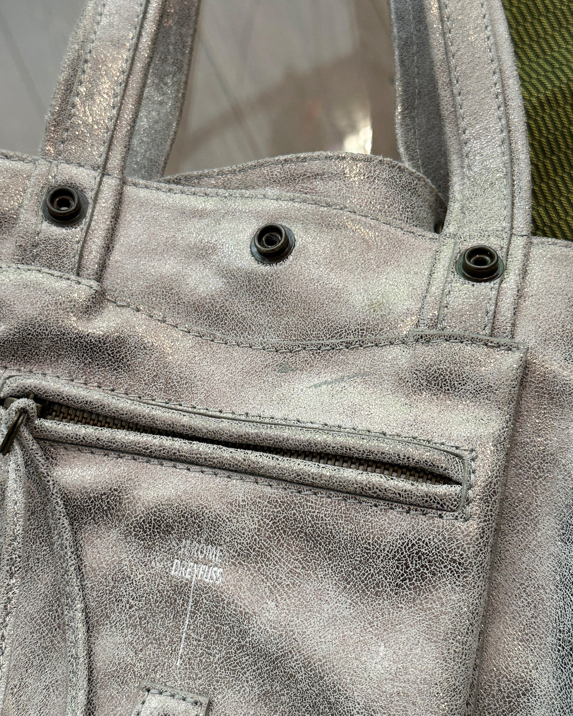 JEROME DREYFUSS Billy M Bag in Distressed Leather