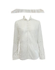 GILLES ROSIER SS2003 Cotton Shirt with Detachable Collar