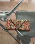 HIROKO HAYASHI Leather Buttons Long Wallet