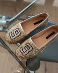 Glitter Varsity Espadrilles 37