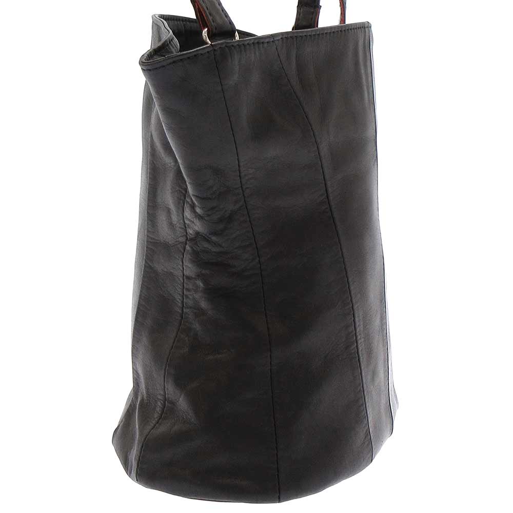 YOHJI YAMAMOTO NOIR Hourglass Leather Bag [PRE-ORDER]