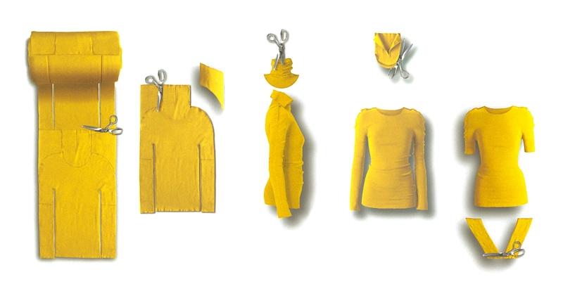 ISSEY MIYAKE A-POC Cream Top S – Archive Club