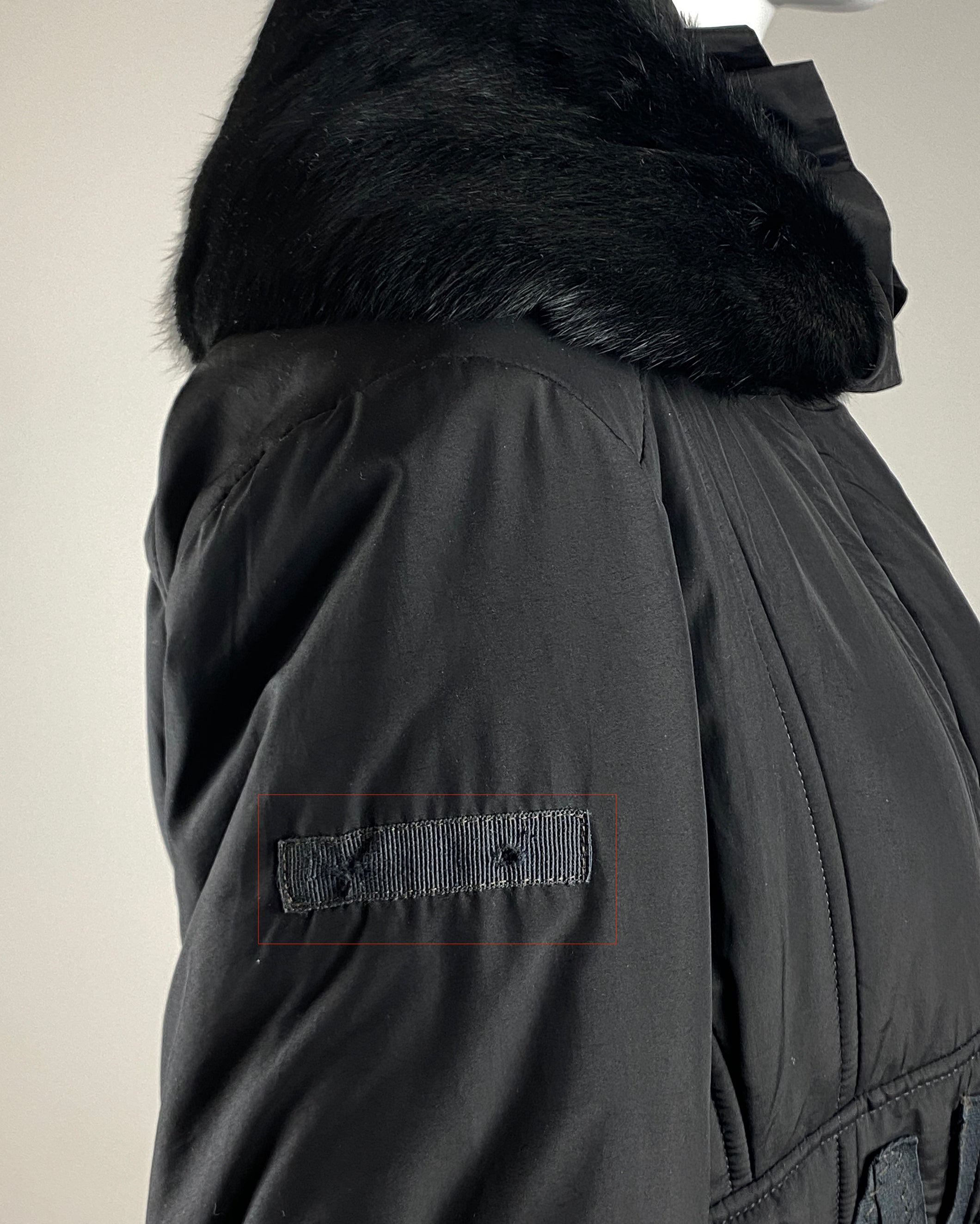 SONIA FORTUNA Rabbit Fur Puffer Jacket M
