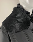 SONIA FORTUNA Rabbit Fur Puffer Jacket M