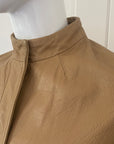 STEFANEL Mustard Leather Jacket S/M