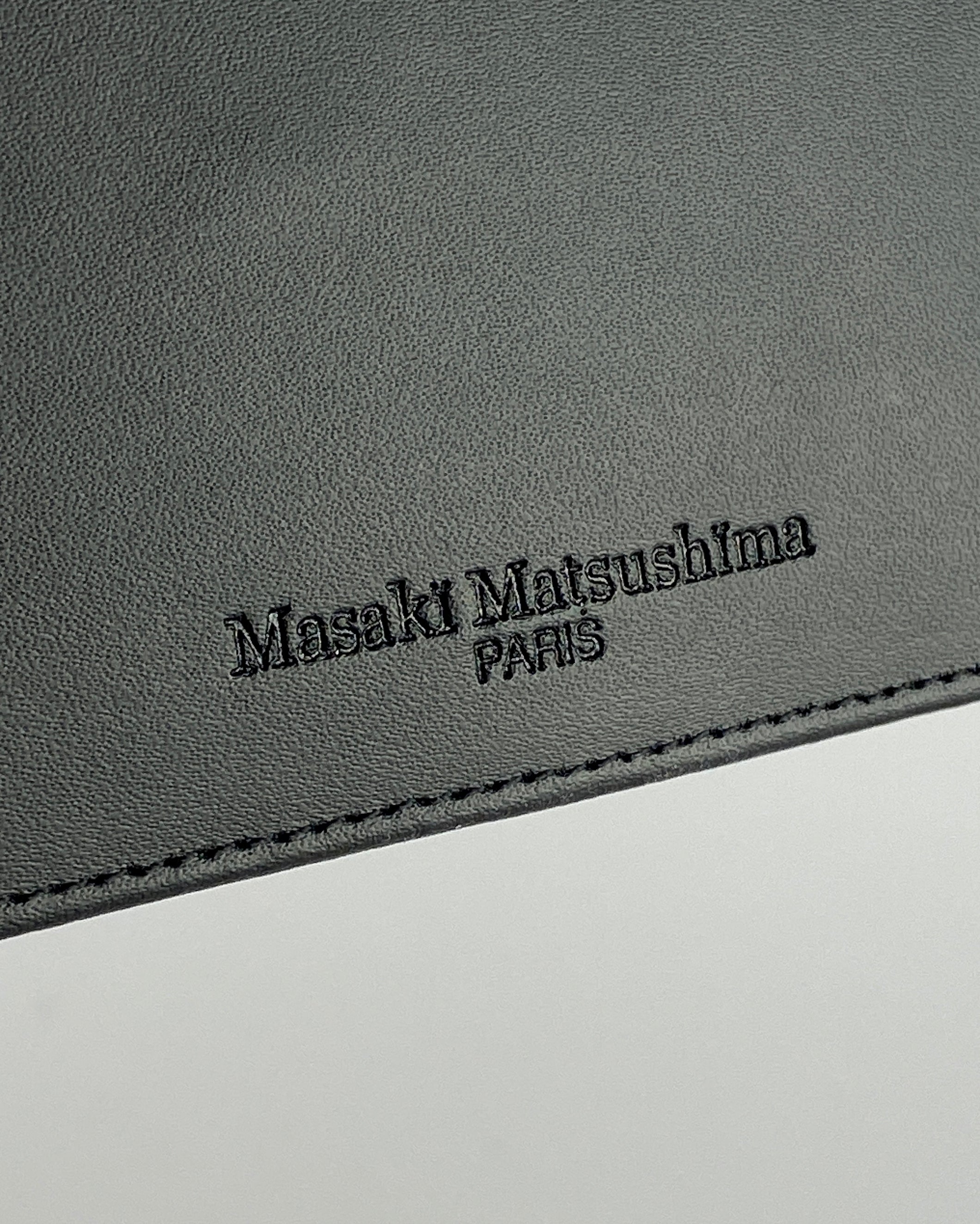 MASAKI MATSUSHIMA Faux Leather Long Wallet