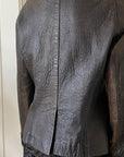 DKNY Leather Jacket M