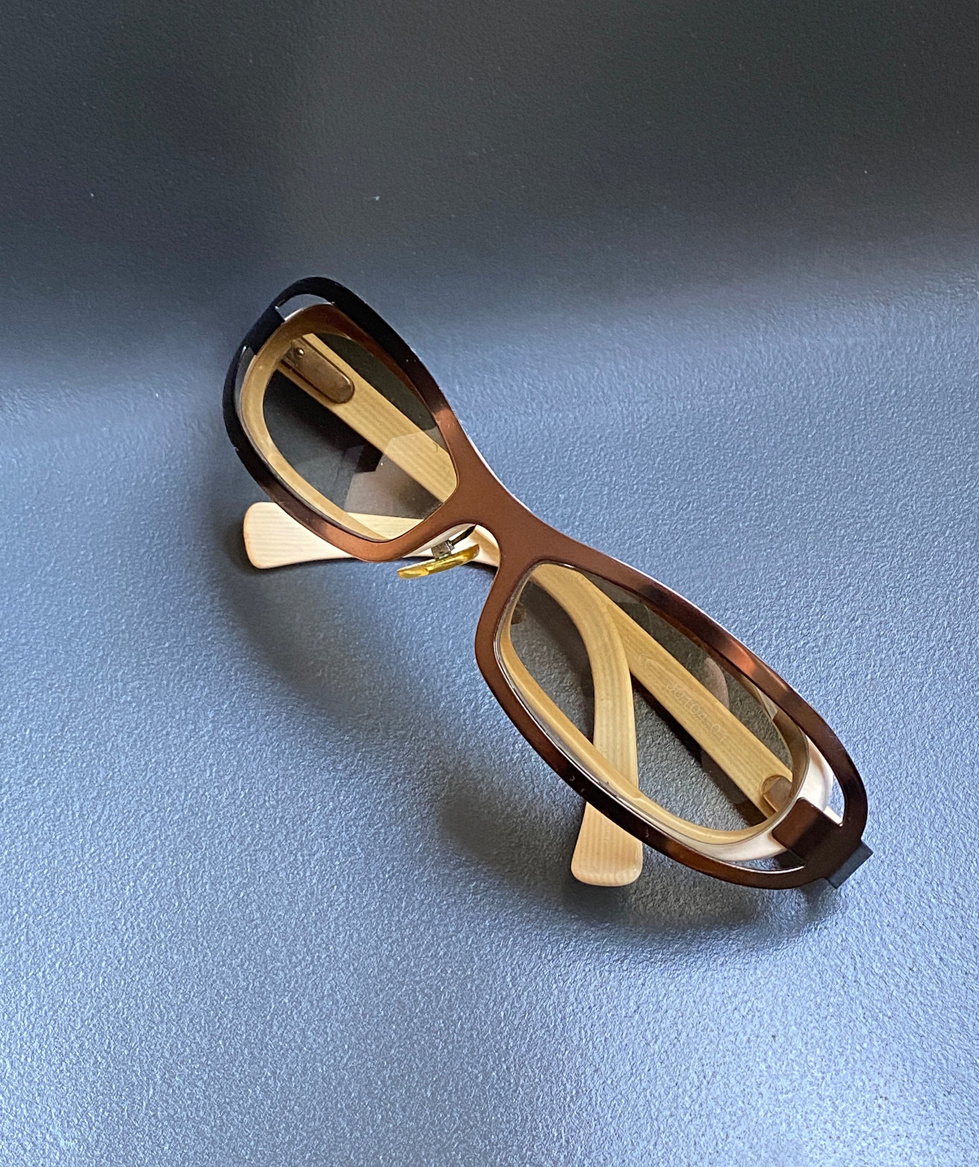 ALAIN MIKLI Bronze Double Layer Sunglasses