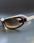 ALAIN MIKLI Bronze Double Layer Sunglasses