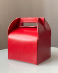 ISSEY MIYAKE Leather Folding Box Bag