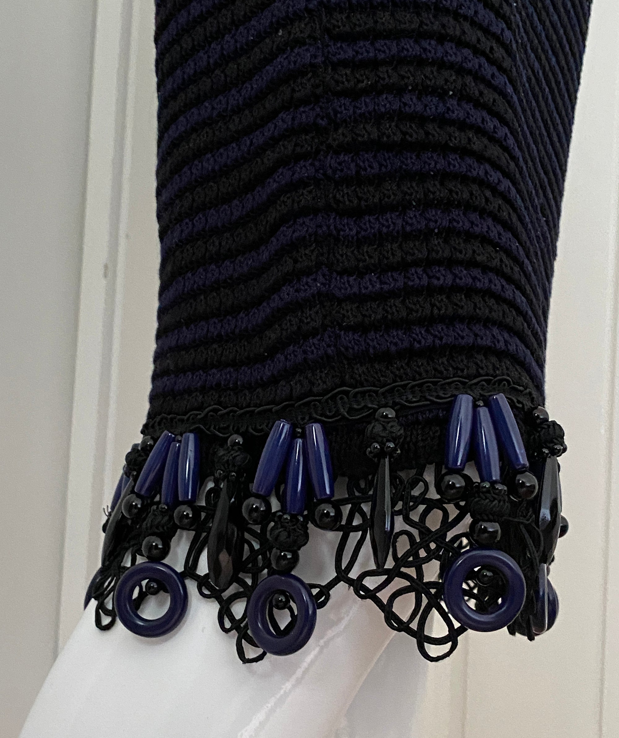 PRADA Knitted Tube Dress/Skirt with Beads S