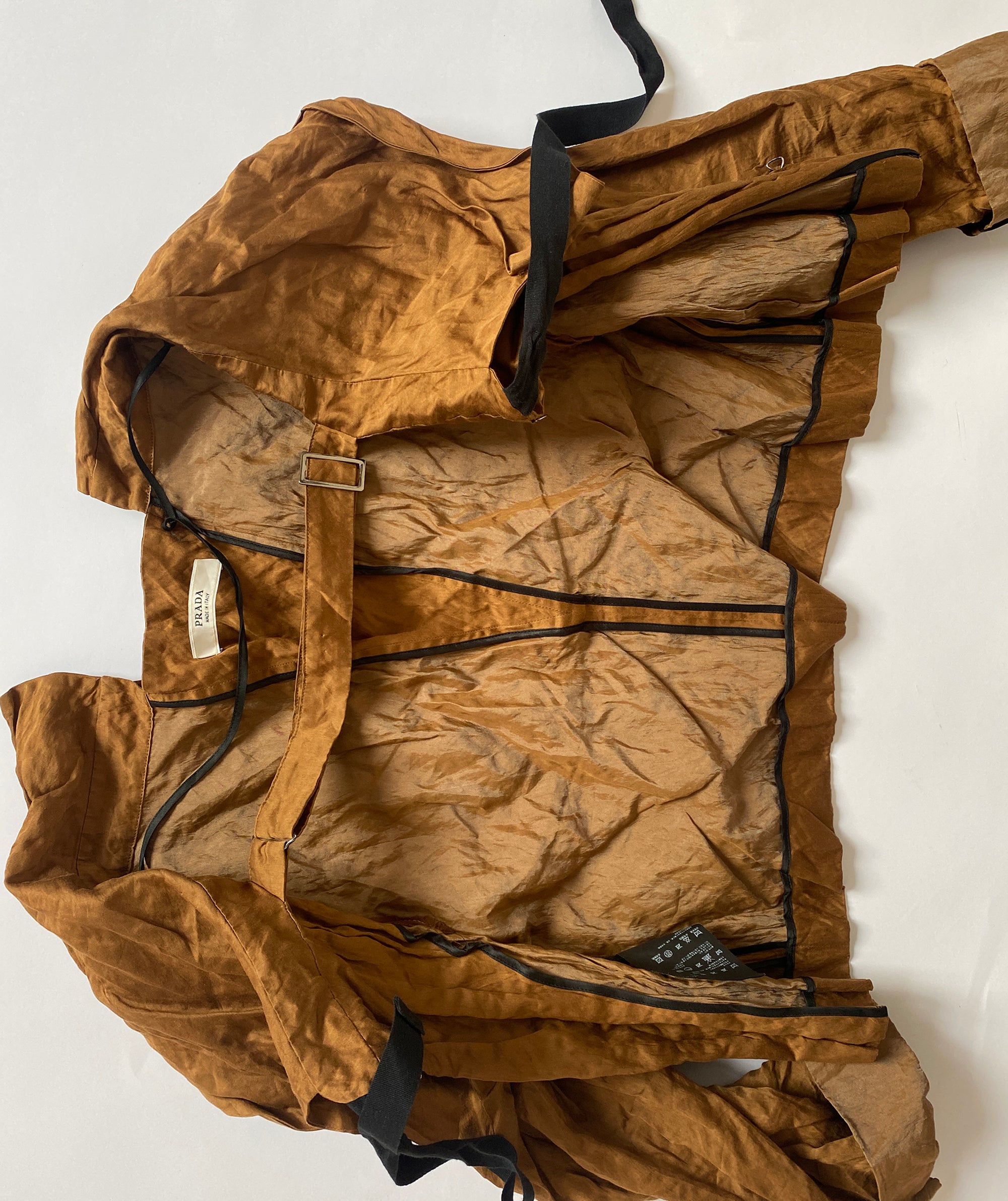 PRADA SS2009 Bronze Jacket M