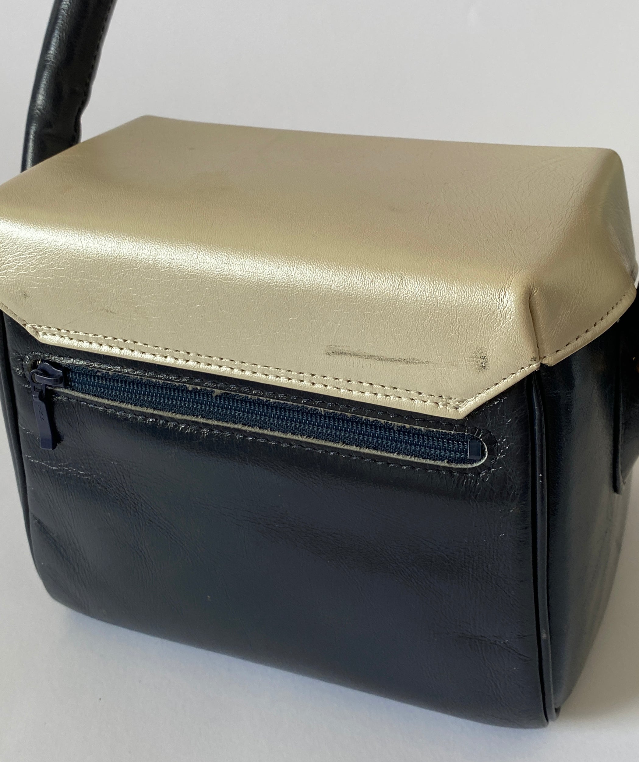 KITAMURA Small Leather Hand Bag