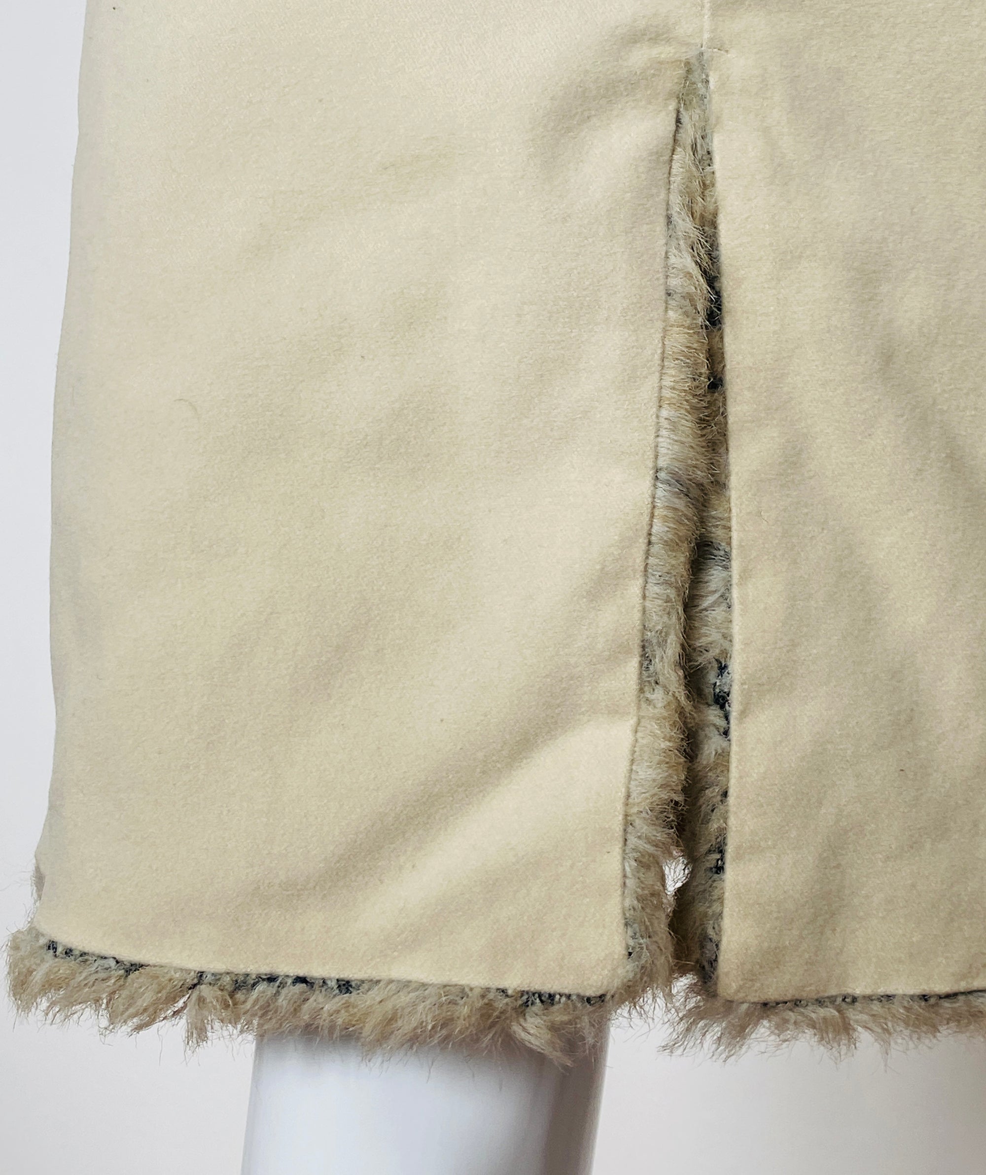 ZUCCA 1999/2000 Faux Fur Skirt S