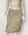 ZUCCA 1999/2000 Faux Fur Skirt S