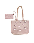 PRADA 2000 Pink Leather Tote Bag