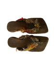 Wooden Feather Clogs 39