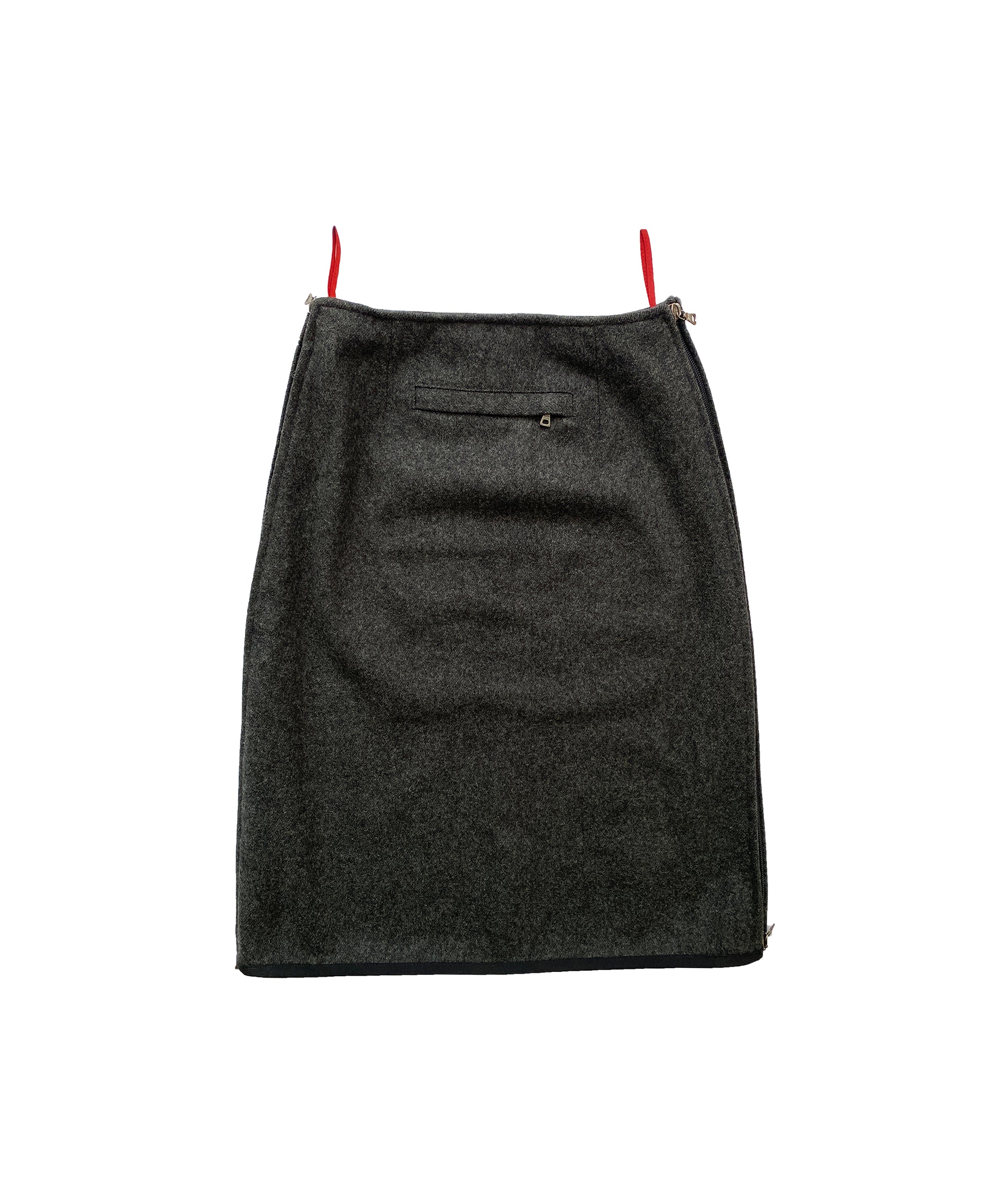 【Misapi】Prada Wool Skirt Prada Pleated Skirt, Size 40 IT