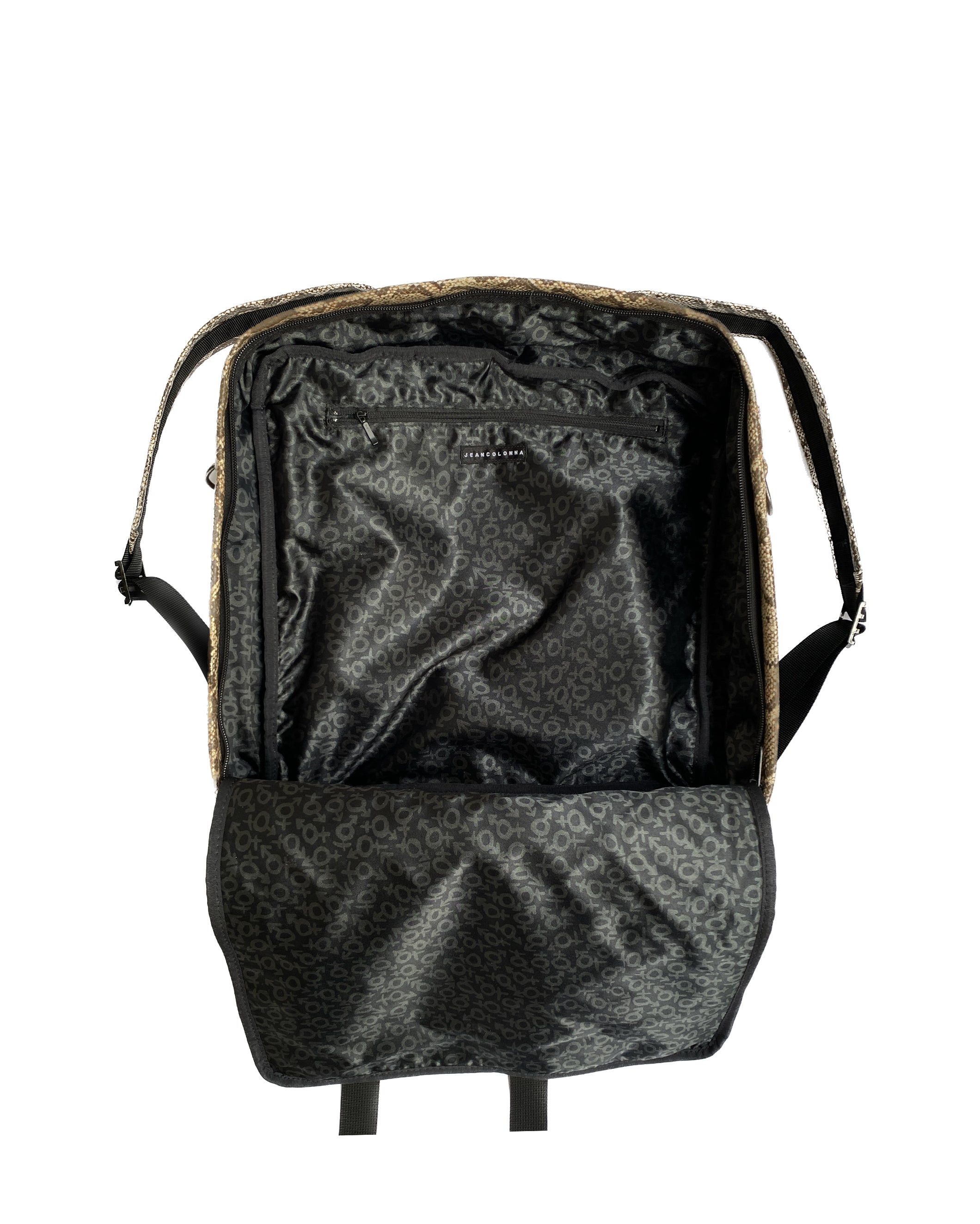 JEAN COLONNA Large Faux Leather Backpack/Bag