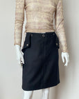 MAISON MARTIN MARGIELA Wool Skirt M