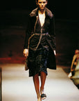 PRADA FW2004 Persian Lamb Skirt S/M