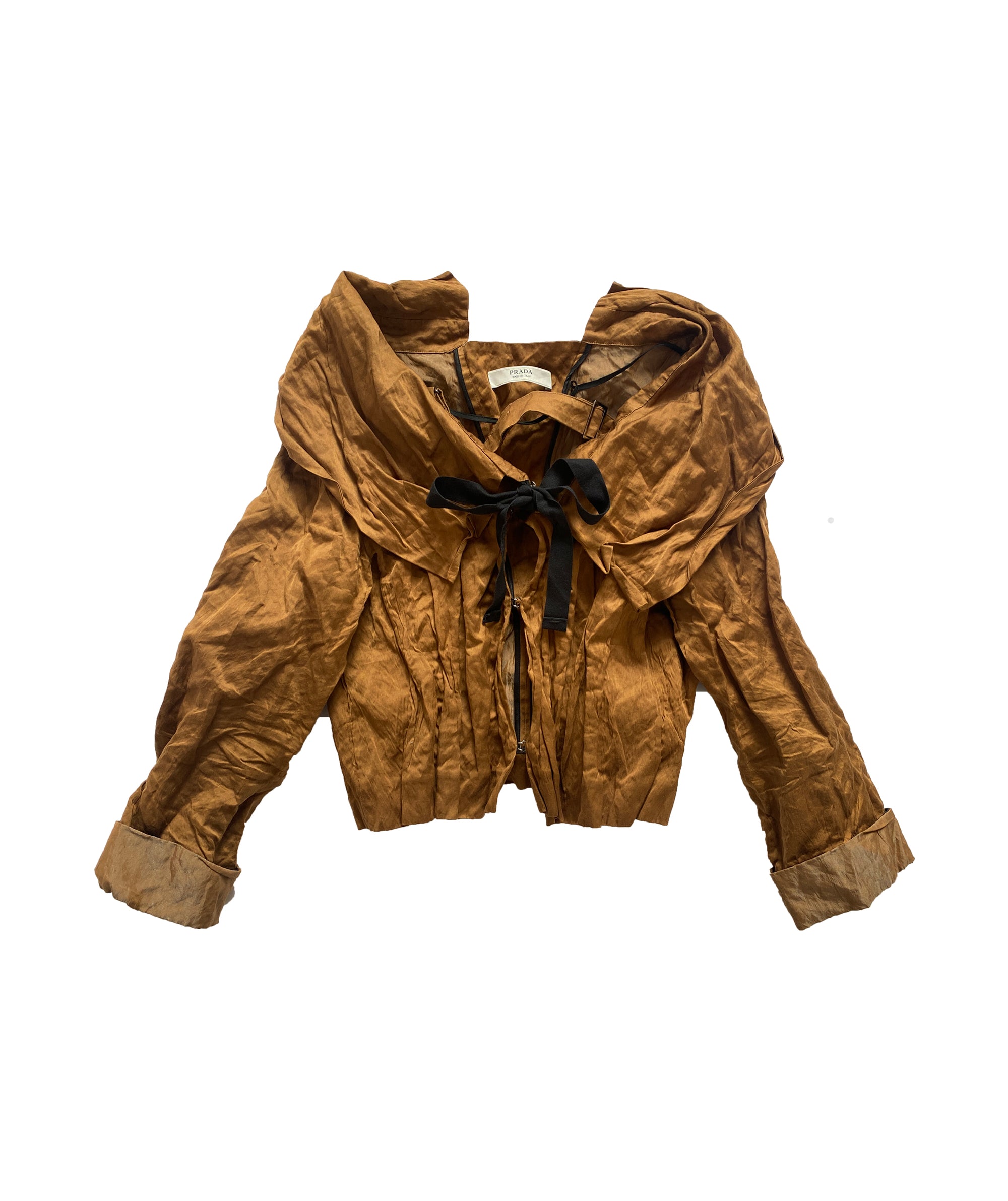 PRADA SS2009 Bronze Jacket M