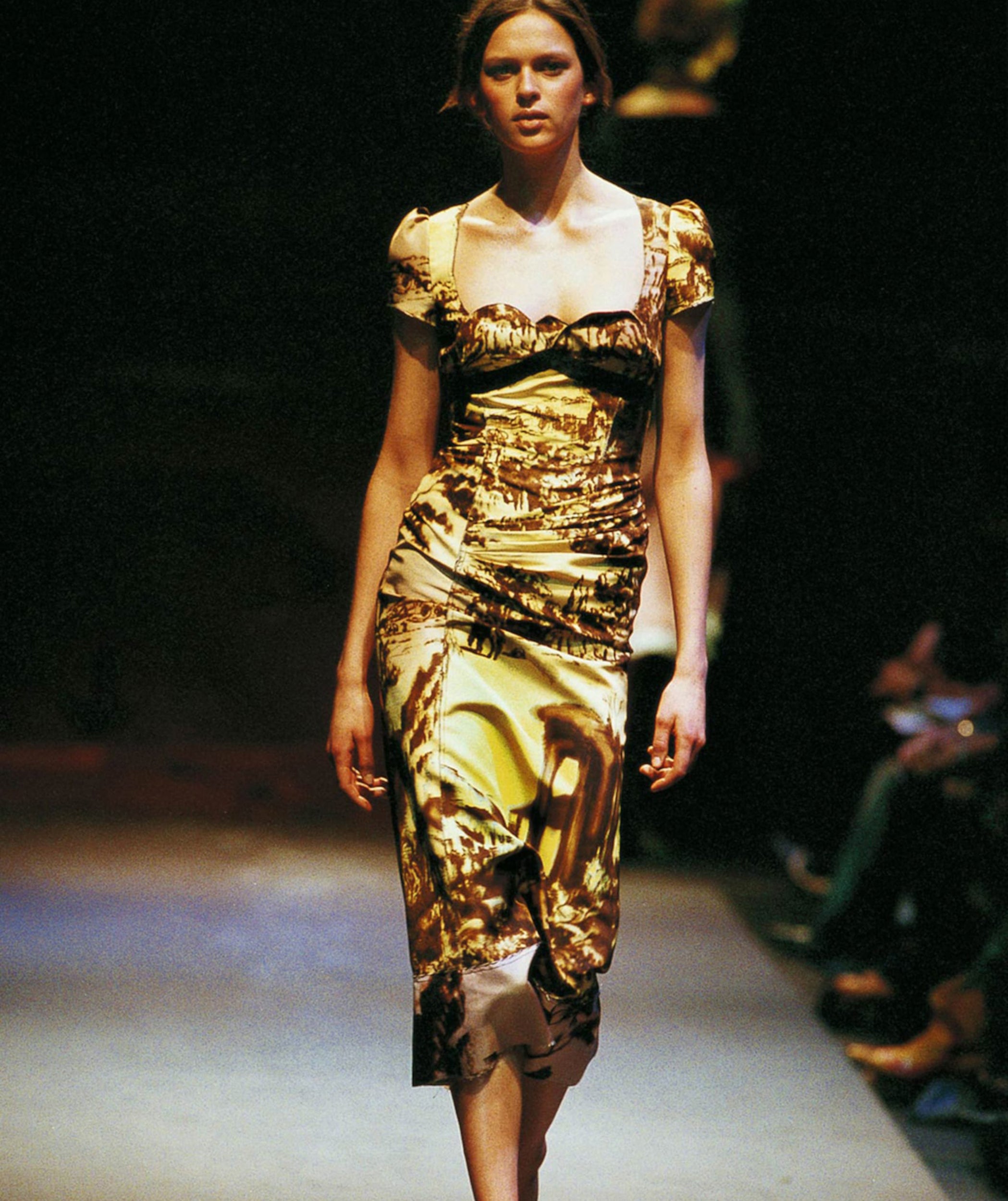 PRADA FW2004 Silk Skirt S